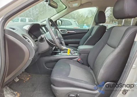 2017 Nissan Pathfinder S z USA, uszkodzony, nr VIN 5N1DR2MM9HC622358